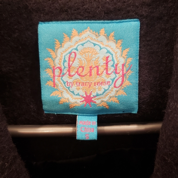 PLENTY Sz S Coat Wool Dusken Funnel Neck Coat - Picture 5 of 11